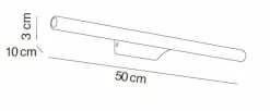Apliq.Led Pared 500 Mm Redondo – Cromo Modelo Apliques – 7666002 – Manillons Torrent