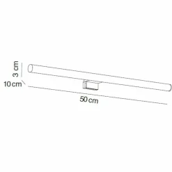Aplique De Luz Led Redondo 50 Cm – 7663 – Manillons Torrent – 07663002
