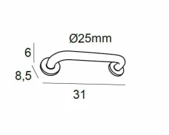 Asa Sujecion Peq. – Cromo Modelo Varios – 2589002 – Manillons Torrent