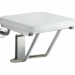 Asiento Abatible INOX Con Asiento Acolchado 15066.S – Nofer