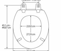 Asiento Inodoro Madera Prensada Tipo Universal 5000AR – Nofer