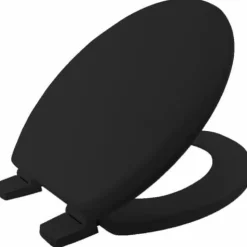 Asiento Para Inodoro, Adaptación Universal. Madera Prensada, Color Negro. 5000AR047 – Nofer
