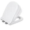 Asiento Y Tapa Alba Con Caida Amortiguada Compatible Con Dama Retro – Plastisan