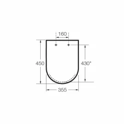 Asiento Y Tapa Inodoro – Dama – Roca