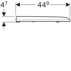 Asiento Y Tapa Inodoro Icon Square – Geberit