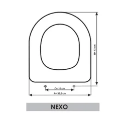 Asiento Y Tapa Para Inodoro Nexo – Bellavista – Gala