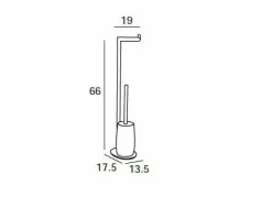 Auxiliar De Pie – Cr/Blanco Modelo Eco – 6539005 – Manillons Torrent