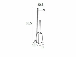 Auxiliar De Pie – Cromo/Gris Modelo Combis – 1639030 – Manillons Torrent