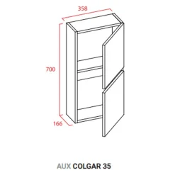 Auxuliar 35 Cm – Torvisco Group – Sil