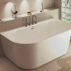 Bañera Acrilica Exenta Adosada A Pared Con Faldón – Taris – Baños 10