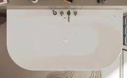 Bañera Acrilica Exenta Adosada A Pared Con Faldón – Taris – Baños 10