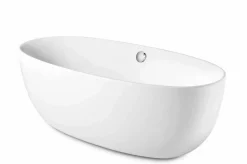 Bañera Acrílica One-piece Oval Con Faldón Integrado Y Juego De Desagüe – Virginia – Roca – A248313000