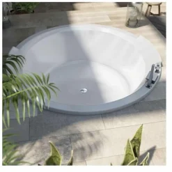 Bañera De Exterior Encastrada Acrilica Ø 170 Cm – Clay – Baños10