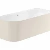 Bañera De STONEX® Beige De Esquina Asimétrica Derecha Con Desagüe Click-clack Y Sifón 1700 X 750 X 590 Mm – Raina – Roca – A2486670B0
