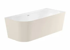 Bañera De STONEX® Beige De Esquina Asimétrica Derecha Con Desagüe Click-clack Y Sifón 1700 X 750 X 590 Mm – Raina – Roca – A2486670B0