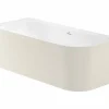 Bañera De STONEX® Beige De Esquina Asimétrica Izquierda Con Desagüe Click-clack Y Sifón 1700 X 750 X 590 Mm – Raina – Roca – A2486660B0