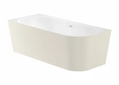Bañera De STONEX® Beige De Esquina Asimétrica Izquierda Con Desagüe Click-clack Y Sifón 1700 X 750 X 590 Mm – Raina – Roca – A2486660B0