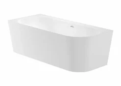 Bañera De STONEX® Blanca De Esquina Asimétrica Izquierda Con Desagüe Click-clack Y Sifón 1700 X 750 X 590 Mm – Raina – Roca – A248666000