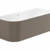 Bañera De STONEX® Café De Esquina Asimétrica Derecha Con Desagüe Click-clack Y Sifón 1700 X 750 X 590 Mm – Raina – Roca – A2486670C0