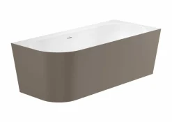 Bañera De STONEX® Café De Esquina Asimétrica Derecha Con Desagüe Click-clack Y Sifón 1700 X 750 X 590 Mm – Raina – Roca – A2486670C0
