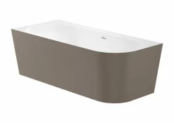 Bañera De STONEX® Café De Esquina Asimétrica Izquierda Con Desagüe Click-clack Y Sifón 1700 X 750 X 590 Mm – Raina – Roca – A2486660C0