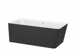 Bañera De STONEX® De Esquina Asimétrica Izquierda Con Paneles Y Con Juego De Desagüe – Ona – Roca – A2486290K0
