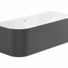 Bañera De STONEX® Negra De Esquina Asimétrica Derecha Con Desagüe Click-clack Y Sifón 1700 X 750 X 590 Mm – Raina – Roca – A2486670K0