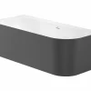 Bañera De STONEX® Negra De Esquina Asimétrica Izquierda Con Desagüe Click-clack Y Sifón 1700 X 750 X 590 Mm – Raina – Roca – A2486660K0