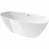 Bañera De STONEX® Oval Blanca Con Desagüe Click-clack Y Sifón 1650 X 750 X 570 Mm – Ariane – Roca – A248470000