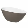 Bañera De STONEX® Oval Café Con Desagüe Click-clack Y Sifón – Kauai – Roca – A2486170C0