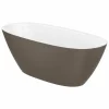 Bañera De STONEX® Oval Café Con Desagüe Click-clack Y Sifón 1800 X 800 X 570 Mm – Ariane – Roca – A2486690C0
