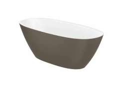 Bañera De STONEX® Oval Café Con Desagüe Click-clack Y Sifón 1800 X 800 X 570 Mm – Ariane – Roca – A2486690C0