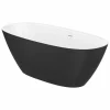 Bañera De STONEX® Oval Negra Con Desagüe Click-clack Y Sifón 1650 X 750 X 570 Mm – Ariane – Roca – A2484700K0