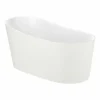 Bañera De STONEX® Ovalada Beige Con Desagüe Click-clack Y Sifón – Maui – Roca – A2484990B0