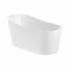 Bañera De STONEX® Ovalada Blanca Con Desagüe Click-clack Y Sifón – Maui – Roca – A248499000