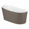 Bañera De STONEX® Ovalada Café Con Desagüe Click-clack Y Sifón – Maui – Roca – A2484990C0
