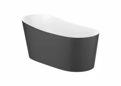 Bañera De STONEX® Ovalada Onix Con Desagüe Click-clack Y Sifón – Maui – Roca – A2484990X0
