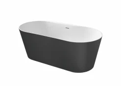 Bañera De STONEX® Ovalada Onix Con Desagüe Click-clack Y Sifón – Raina – Roca – A2484660X0
