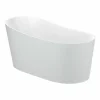 Bañera De STONEX® Ovalada Perla Con Desagüe Click-clack Y Sifón – Maui – Roca – A2484990P0