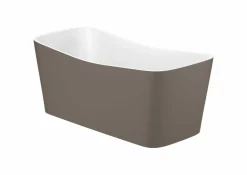 Bañera De STONEX® Rectangular Café Con Desagüe Click-clack Y Sifón – Maui – Roca – A2485020C0