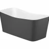 Bañera De STONEX® Rectangular Onix Con Desagüe Click-clack Y Sifón – Maui – Roca – A2485020X0