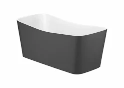Bañera De STONEX® Rectangular Onix Con Desagüe Click-clack Y Sifón – Maui – Roca – A2485020X0