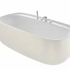 Bañera De SURFEX® Oval Beige Con Agujeros Para Grifería Con Desagüe – Beyond – Roca – A2484530B0
