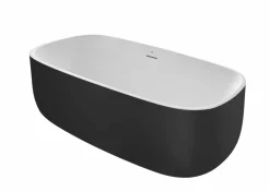 Bañera De SURFEX® Oval Negra Con Desagüe – Beyond – Roca – A2484650K0