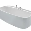Bañera De SURFEX® Oval Perla Con Agujeros Para Grifería Con Desagüe – Beyond – Roca – A2484530P0