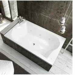 Bañera Encastrada Acrilica 180 X 110 Cm – Duet – Baños10