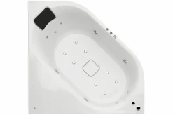 Bañera Flex Center Angular Hidromasaje Agua+Aire Y Pulsador Electrónico Con Faldon – Gala – G6555301