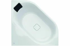 Bañera Flex Center Angular Con Bastidor, Desagüe Y Reposacabezas Con Faldon 135 X 135 Cm – Gala – G6555101
