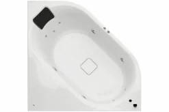 Bañera Flex Center Angular Hidromasaje Agua Y Pulsador Electrónico Con Faldon – Gala – G6555201