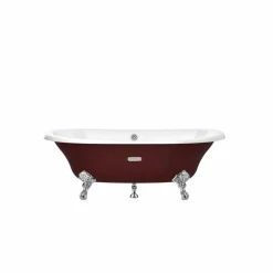 Bañera Oval De Fundición Esmaltada Con Fondo Antideslizante – Newcast – Roca